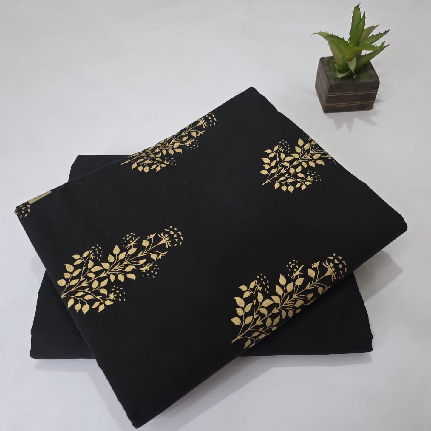 Pure Soft Cotton Handblock Printed 2PC Top-Bottom Suit Set