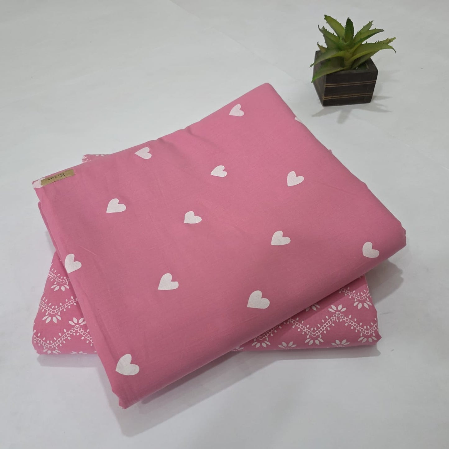 Pure Soft Cotton Handblock Printed 2PC Top-Bottom Suit Set