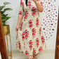 Premium Floral Fine Cotton Printed A-Line Pattern Kurti-Palazzo Set