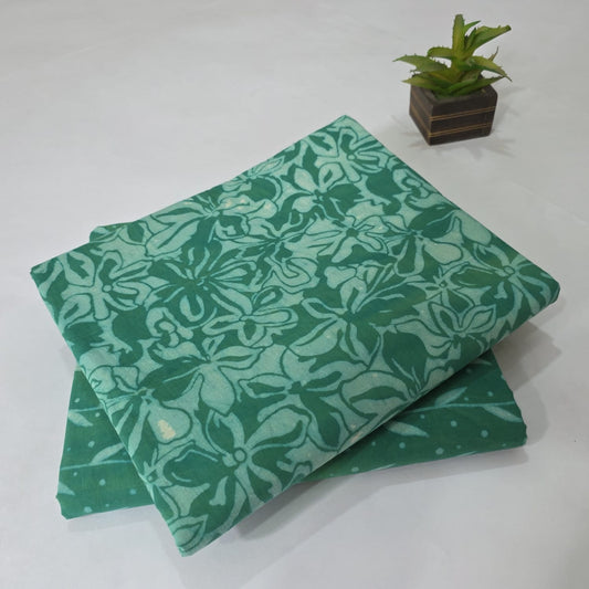 Pure Soft Cotton Handblock Printed 2PC Top-Bottom Suit Set