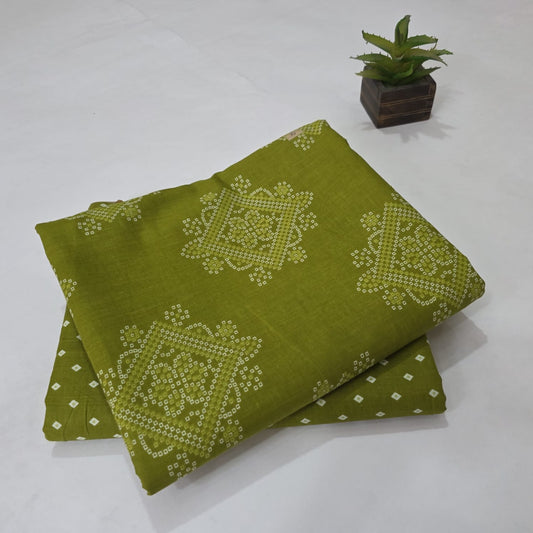 Pure Soft Cotton Handblock Printed 2PC Top-Bottom Suit Set