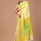 Pure Soft Cotton Handblock Printed Saree With Blouse