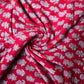 Pure Soft Mulmul Cotton Handblock Printed Fabric