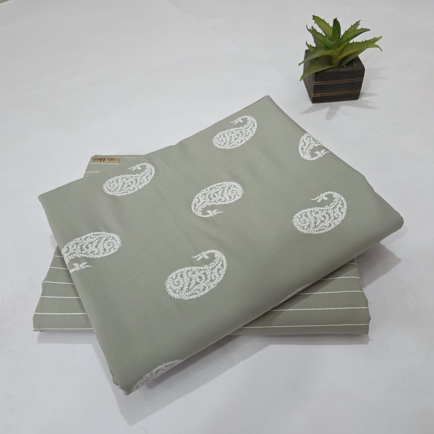 Pure Soft Cotton Handblock Printed 2PC Top-Bottom Suit Set