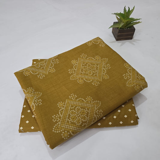 Pure Soft Cotton Handblock Printed 2PC Top-Bottom Suit Set