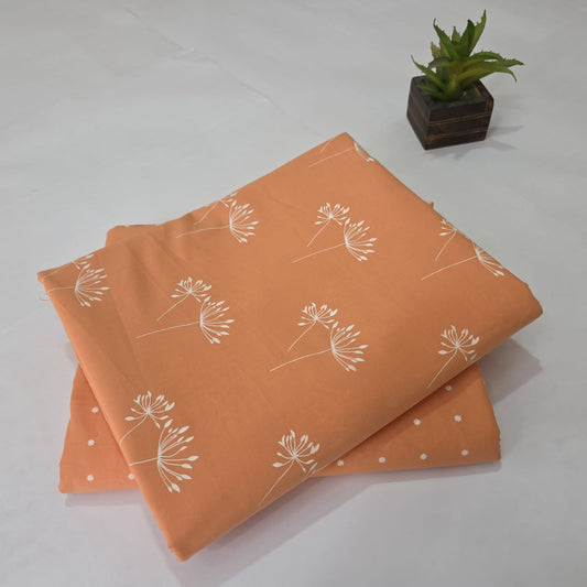 Pure Soft Cotton Handblock Printed 2PC Top-Bottom Suit Set