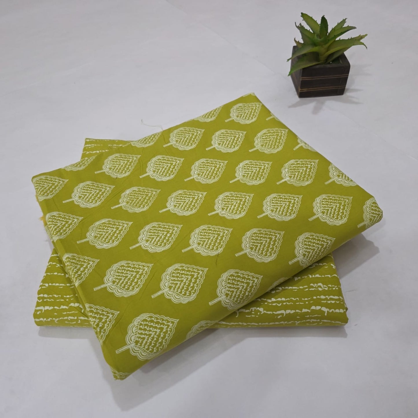 Pure Soft Cotton Handblock Printed 2PC Top-Bottom Suit Set
