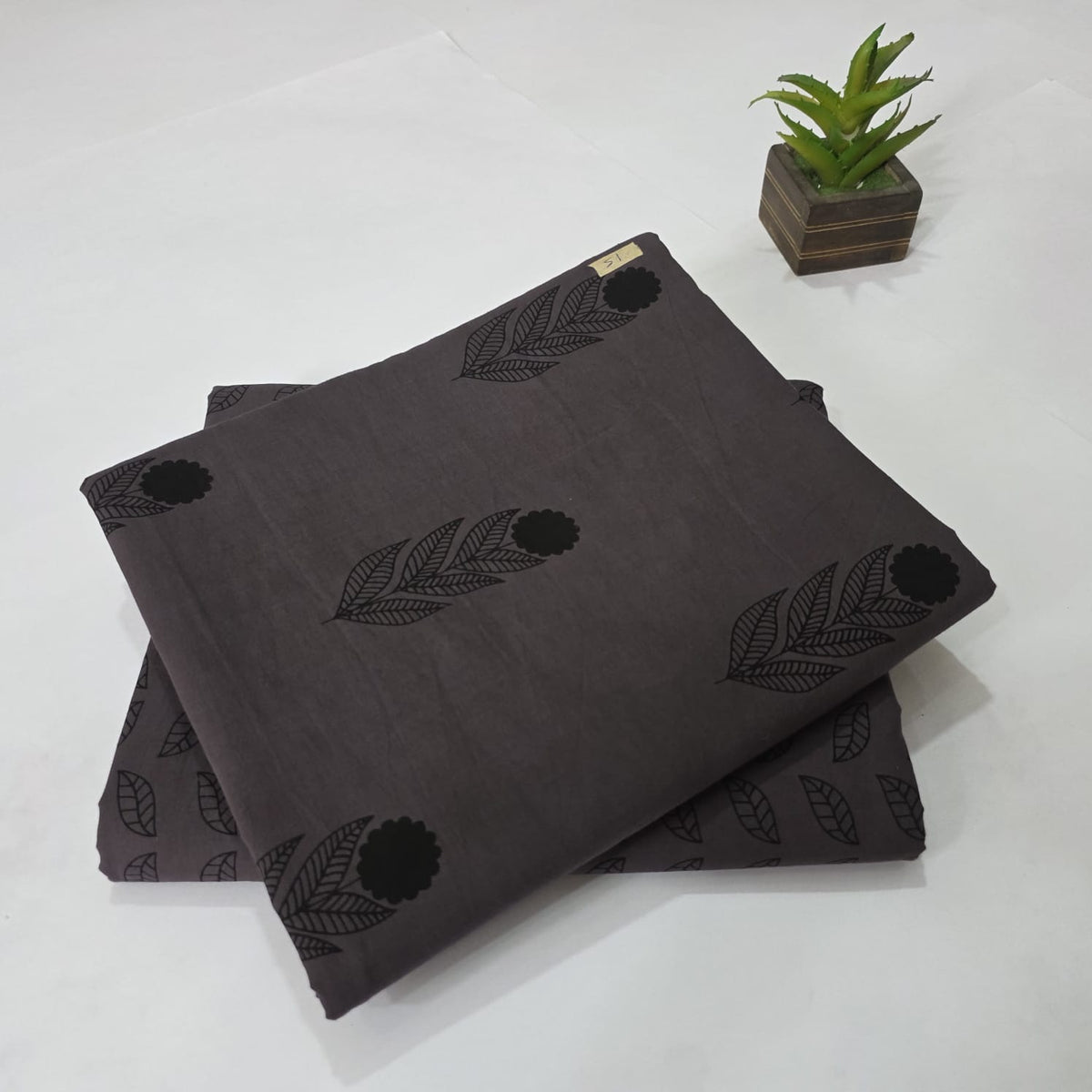 Pure Soft Cotton Handblock Printed 2PC Top-Bottom Suit Set