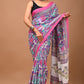 Pure Soft Cotton Handblock Printed Saree With Blouse