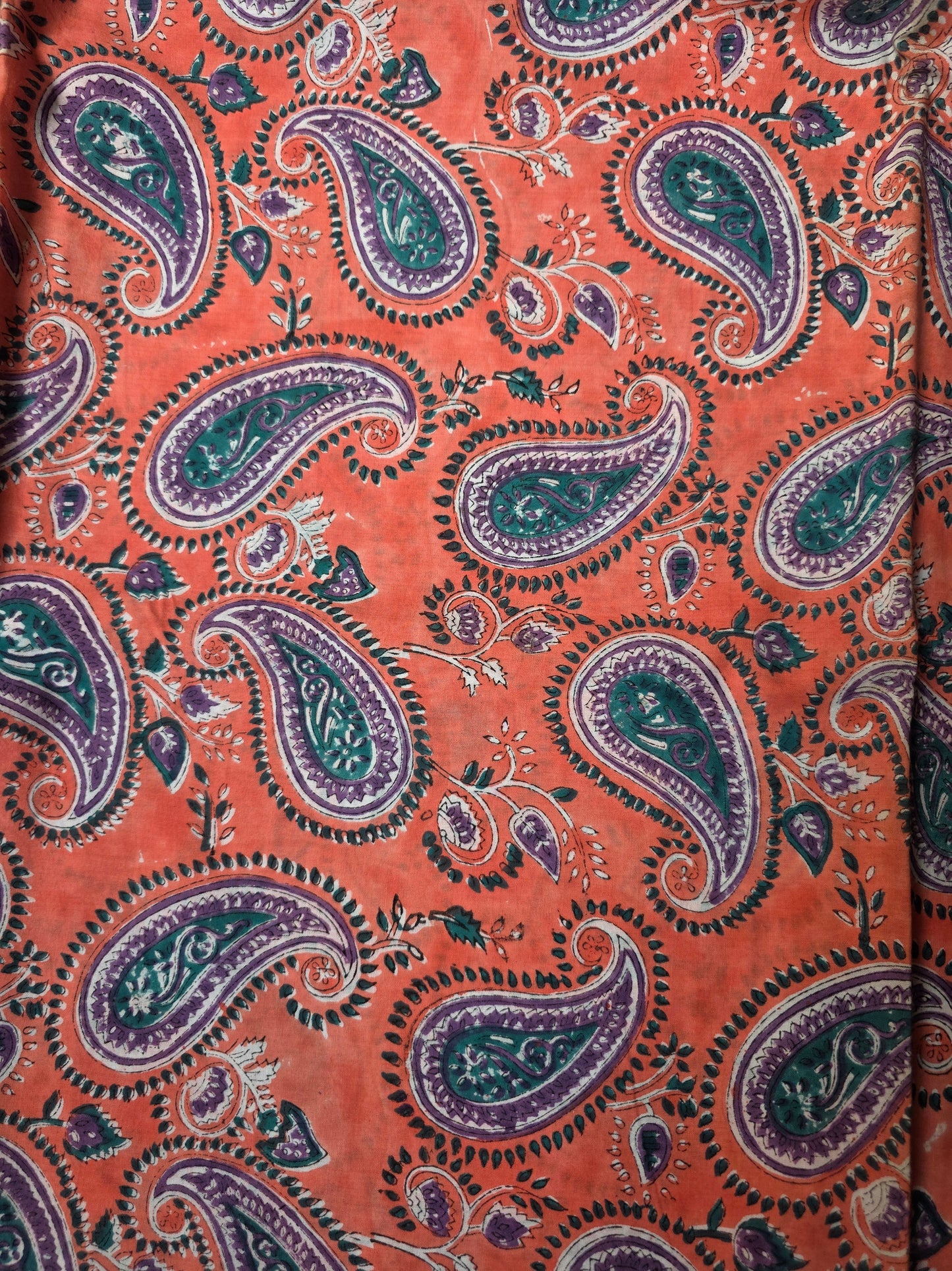 Pure Soft Cotton Handblock Printed Fabric