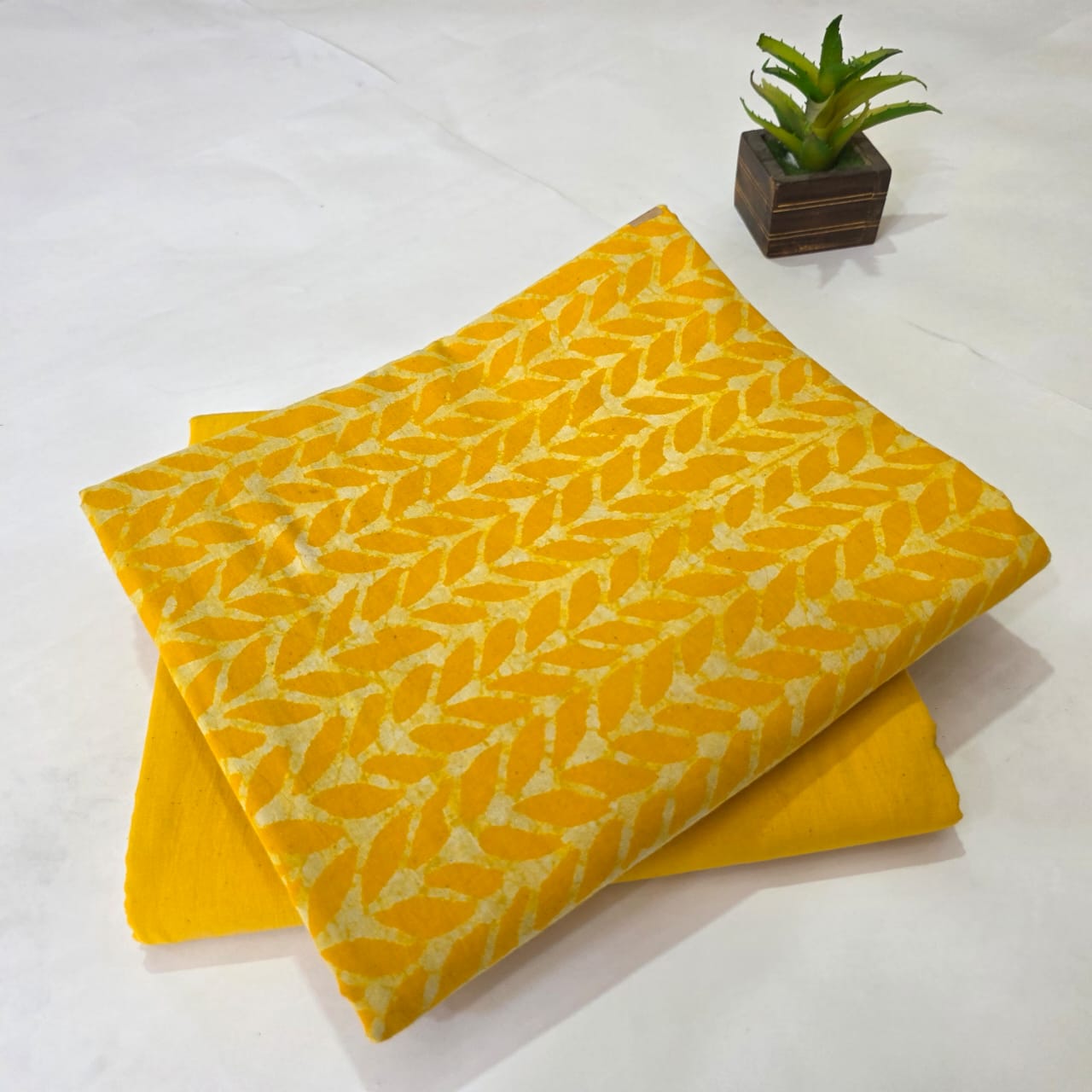 Pure Cotton Handblock Printed 2PC Top-Bottom Suit Set