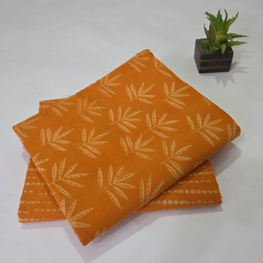Pure Cotton Handblock Printed 2PC Top-Bottom Suit Set
