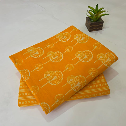 Pure Cotton Handblock Printed 2PC Top-Bottom Suit Set
