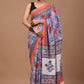 Pure Soft Cotton Handblock Printed Saree With Blouse