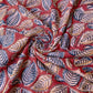 (Pre-cut 2 Meter) Pure Soft Cotton Handblock Printed Kalamkari Fabric
