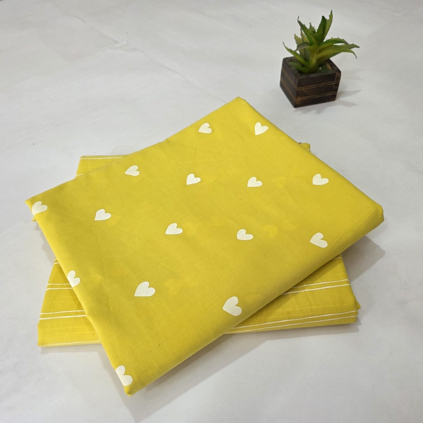 Pure Soft Cotton Handblock Printed 2PC Top-Bottom Suit Set