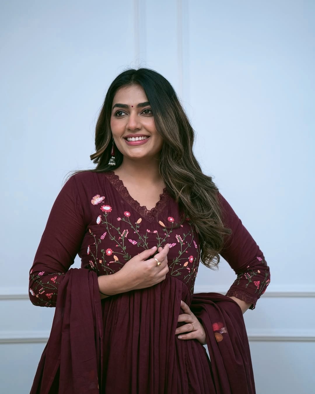 Pure Soft Cotton Suit Set With Embroidery Work