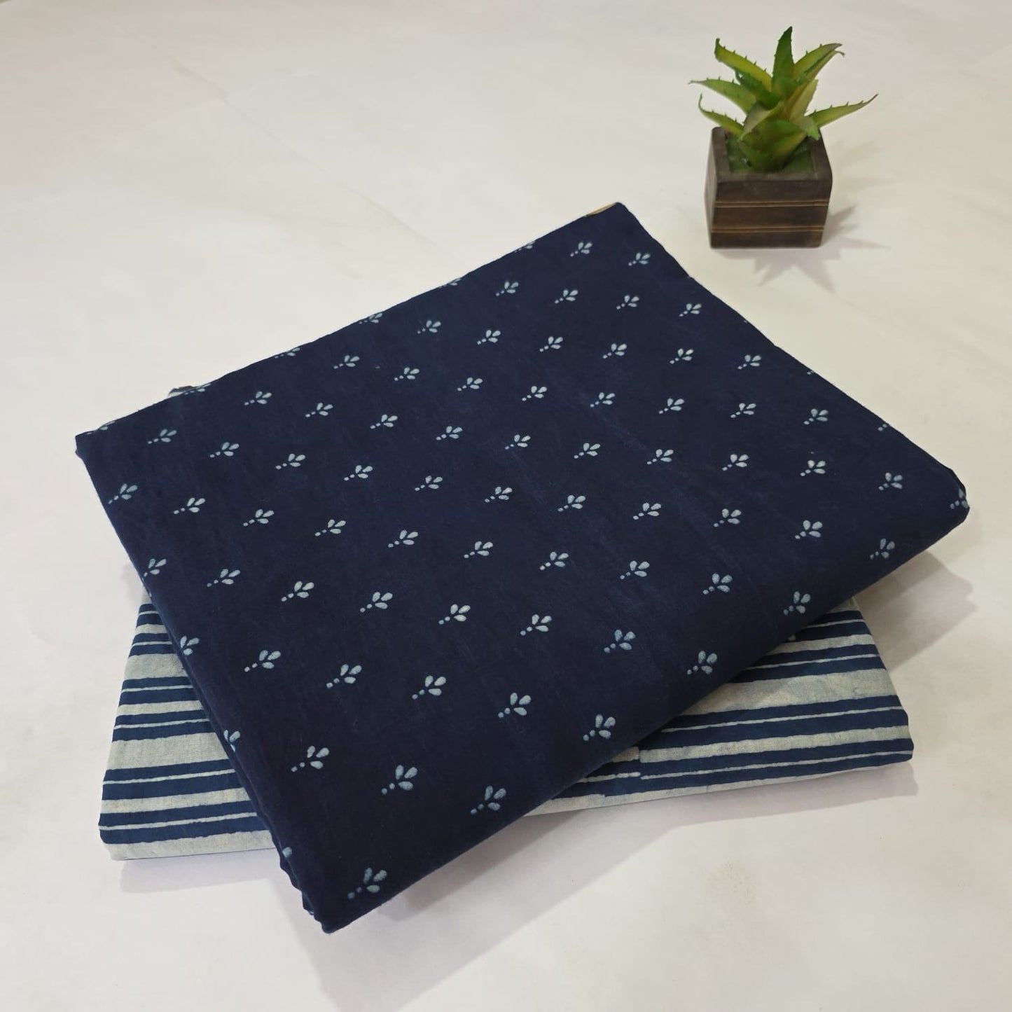 Pure Cotton Handblock Printed 2PC Top-Bottom Suit Set