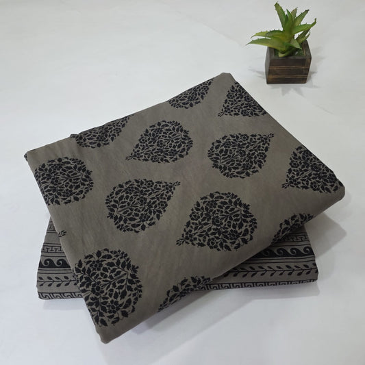 Pure Cotton Handblock Printed 2PC Top-Bottom Suit Set