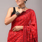 Pure Soft Cotton Handblock Printed Saree With Blouse