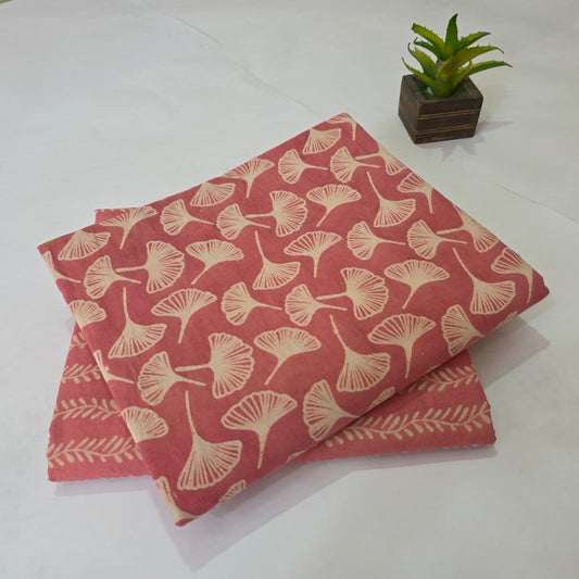 Pure Cotton Handblock Printed 2PC Top-Bottom Suit Set