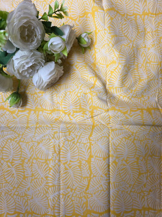 Pure Soft Cotton Handblock Printed Fabric