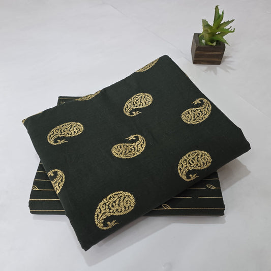 Pure Soft Cotton Handblock Printed 2PC Top-Bottom Suit Set