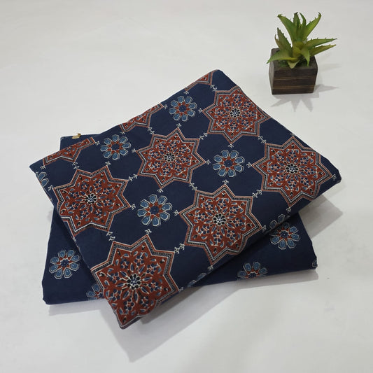 Pure Cotton Handblock Printed 2PC Top-Bottom Suit Set