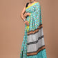 Pure Soft Cotton Handblock Printed Saree With Blouse