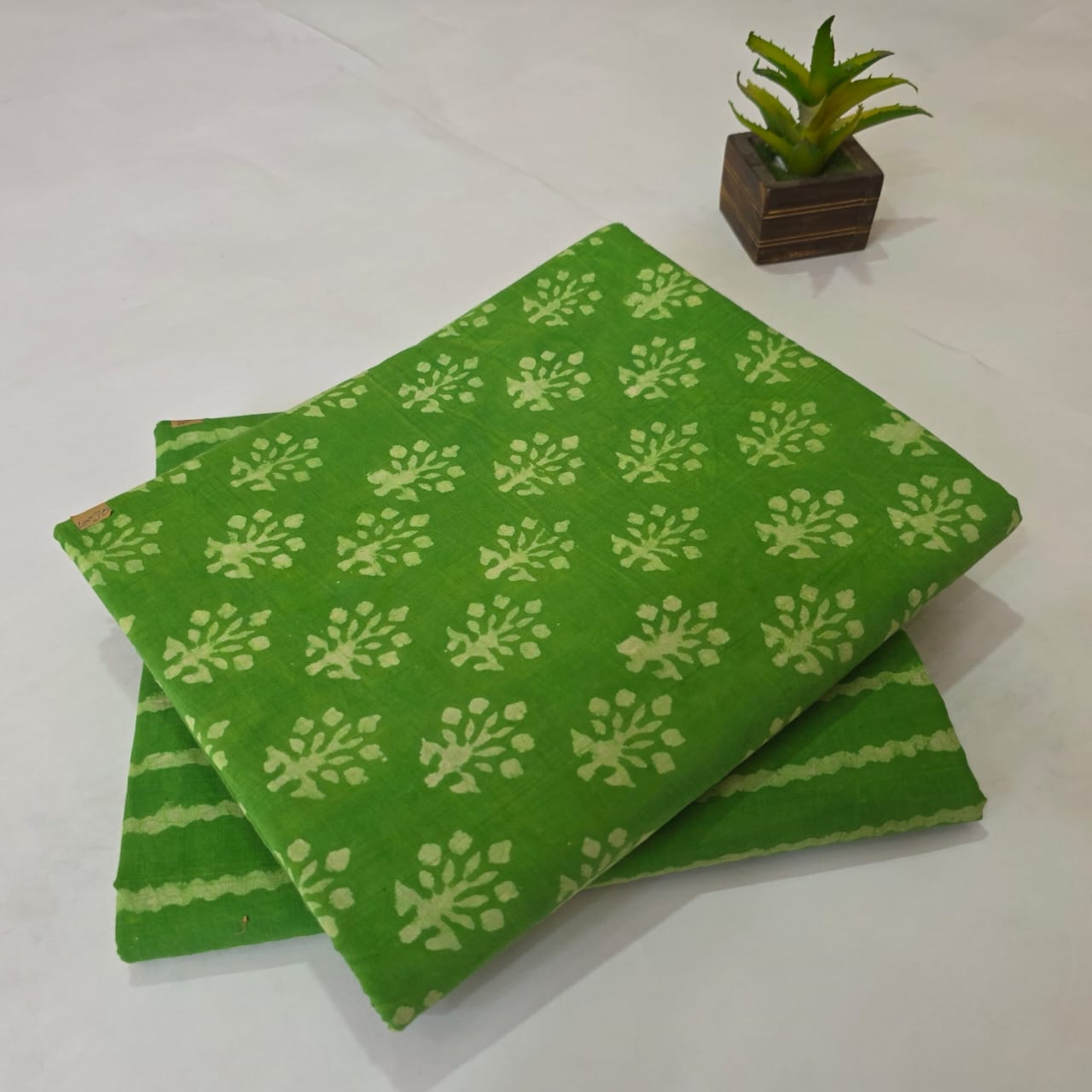 Pure Cotton Handblock Printed 2PC Top-Bottom Suit Set
