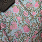 Pure Soft Cotton Handblock Printed Fabric