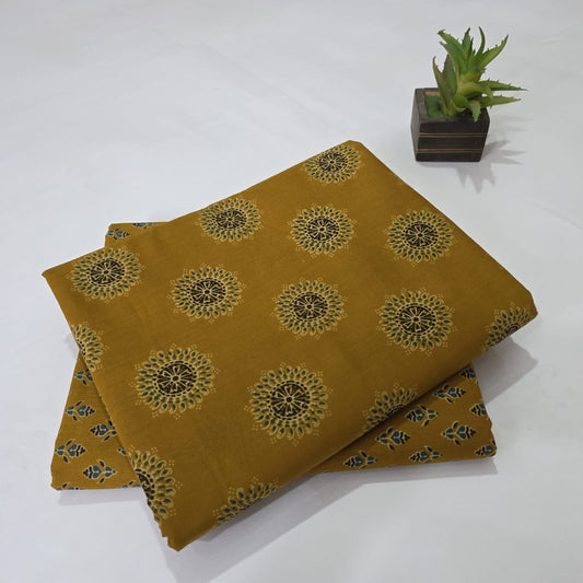 Pure Cotton Handblock Printed 2PC Top-Bottom Suit Set