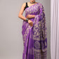 Pure Soft Cotton Handblock Printed Saree With Blouse