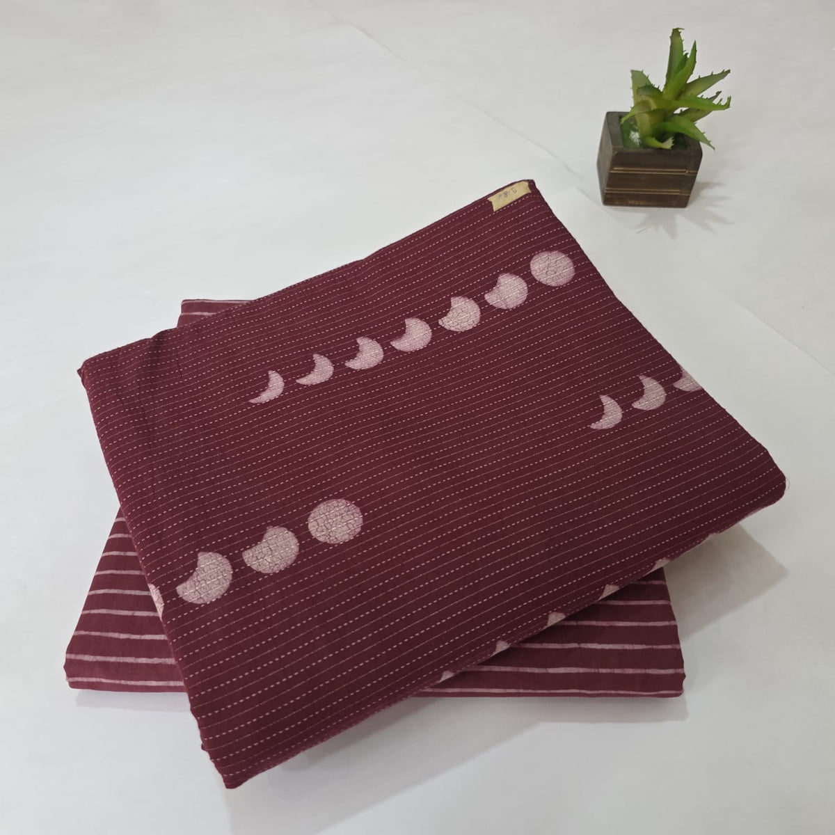 Pure Soft Cotton Handblock Printed 2PC Top-Bottom Suit Set