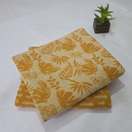 Pure Cotton Handblock Printed  2PC Top-Bottom Suit Set