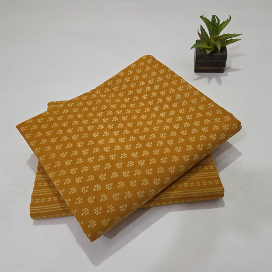 Pure Cotton Handblock Printed 2PC Top-Bottom Suit Set