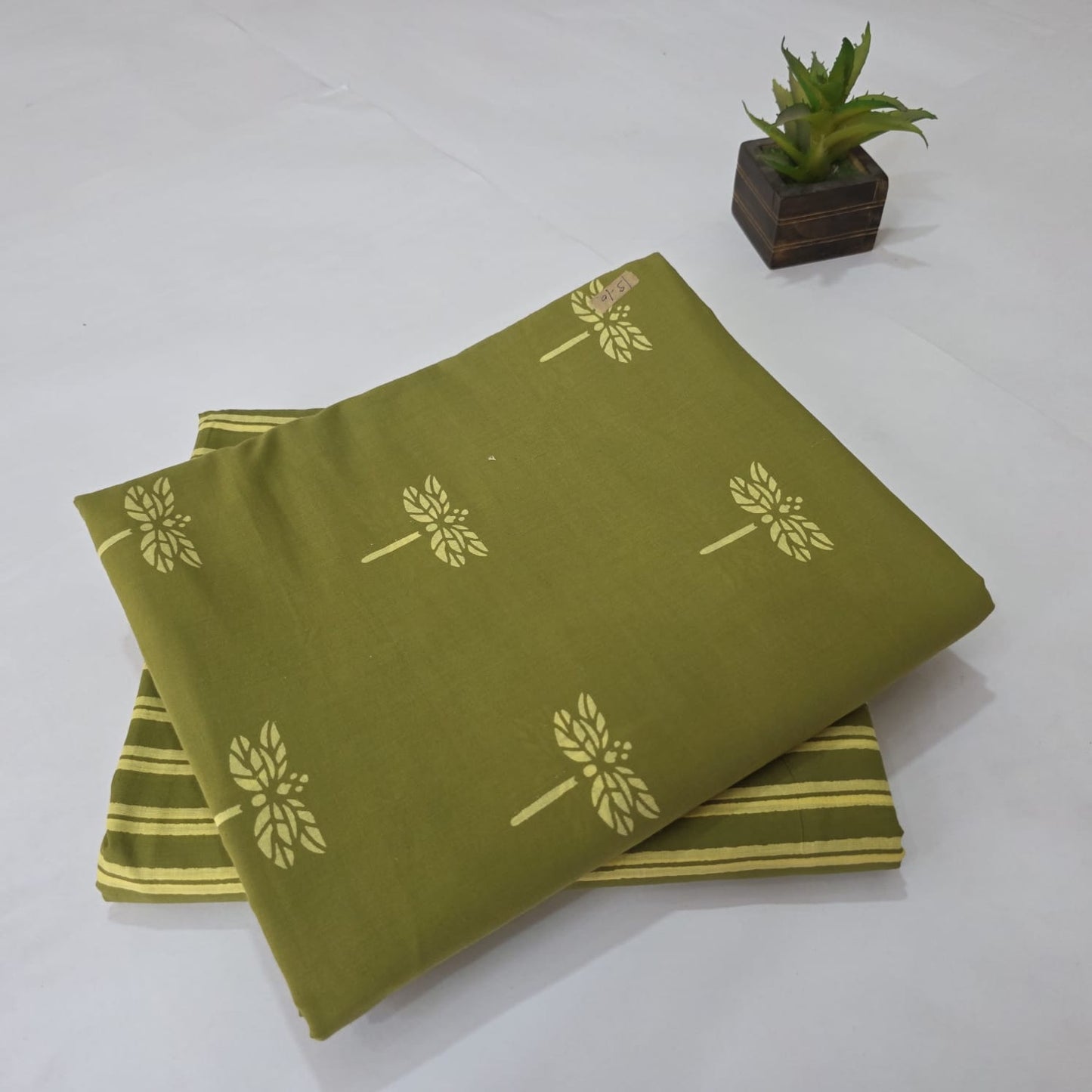 Pure Soft Cotton Handblock Printed 2PC Top-Bottom Suit Set