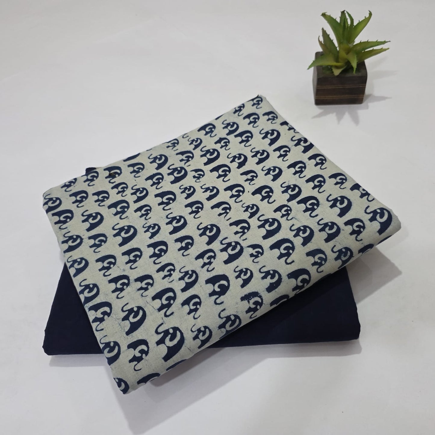 Pure Cotton Handblock Printed 2PC Top-Bottom Suit Set
