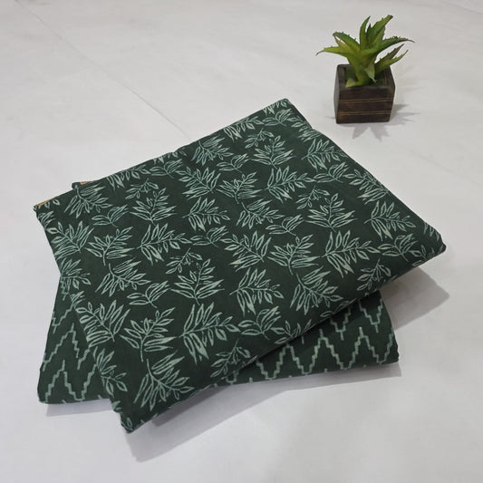 Pure Cotton Handblock Printed 2PC Top-Bottom Suit Set