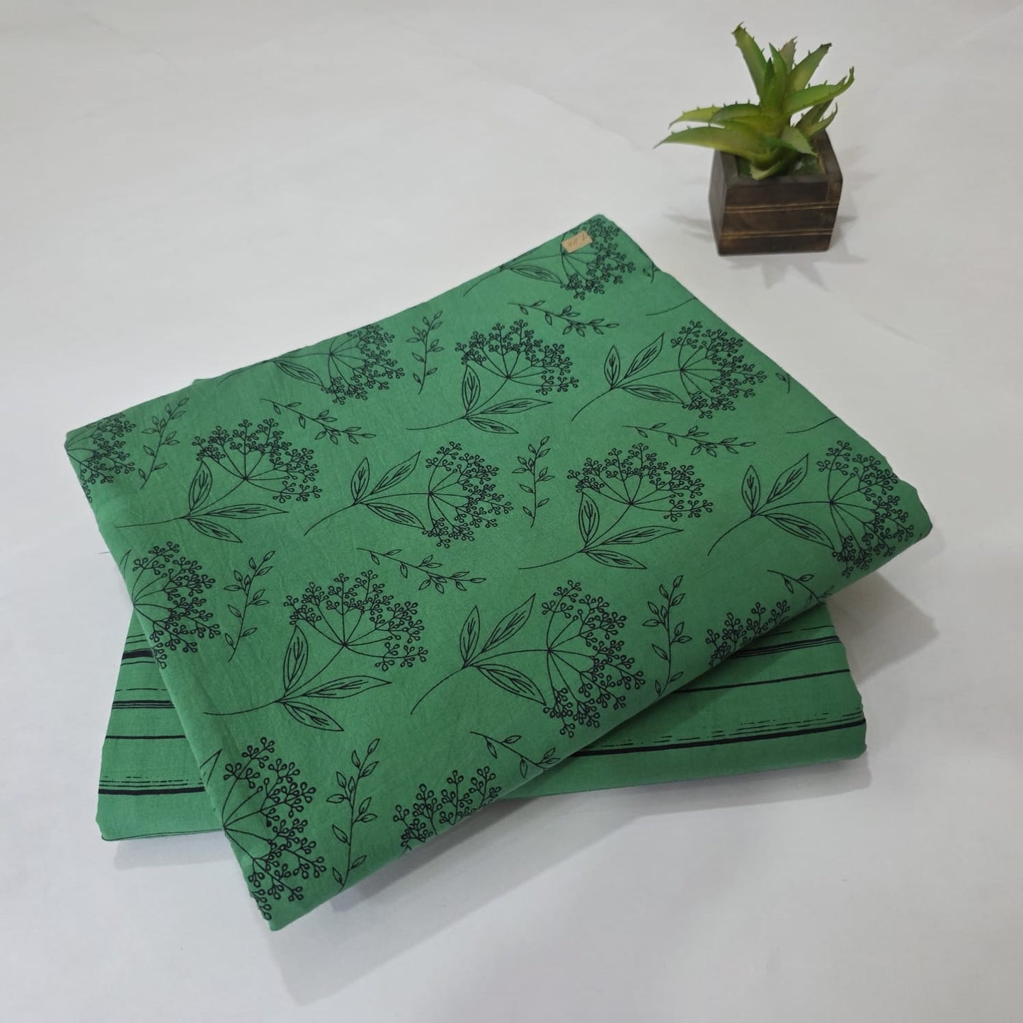 Pure Cotton Handblock Printed 2PC Top-Bottom Suit Set