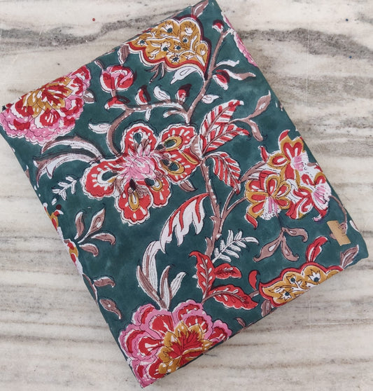 (Pre-cut 1.95 Meter) Pure Soft Cotton Hand Block Printed Fabric