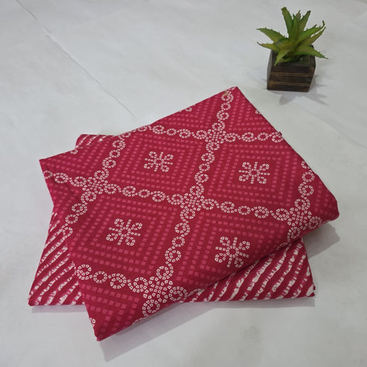Pure Cotton Handblock Printed 2PC Top-Bottom Suit Set