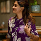 Premium Floral Fine Cotton Printed A-Line Pattern Kurti-Palazzo Set