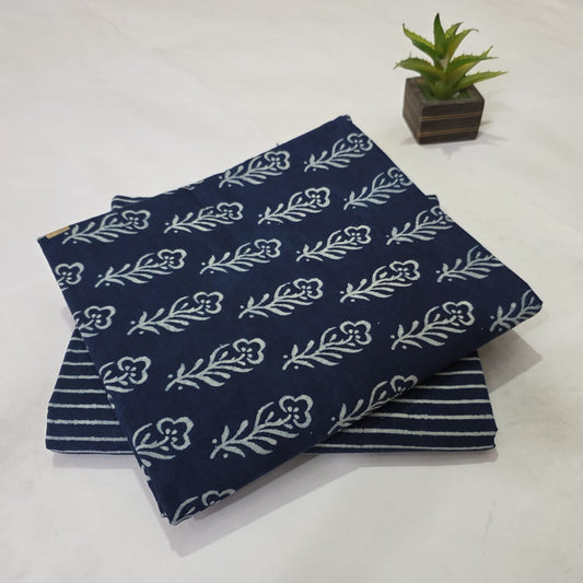 Pure Cotton Handblock Printed 2PC Top-Bottom Suit Set