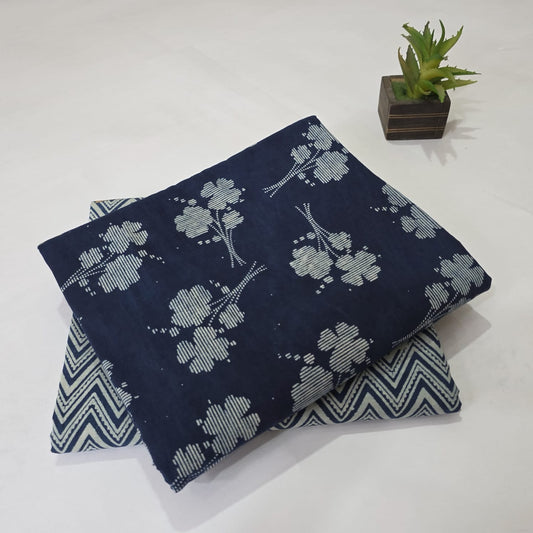Pure Cotton Handblock Printed 2PC Top-Bottom Suit Set