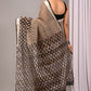 Pure Cotton Linen Handblock Printed Saree With Blouse