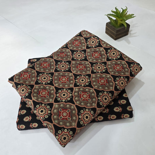 Pure Cotton Handblock Printed 2PC Top-Bottom Suit Set